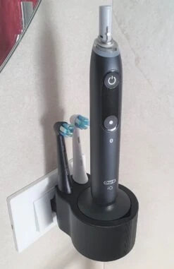 Oral-B IO Series 7 8 9 Elektrische Tandenborstelhouder- Opzetborstelhouder - Kabelloos Opladen - Badkamer Accessoires - Zonder Boren - Wit -Badkamerproducten 778x1200
