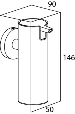 Tiger Boston - Zeepdispenser 125 Ml - RVS Geborsteld -Badkamerproducten 789x1200 1