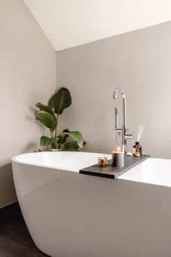 Luxe Badplank Zwart 85 Cm - Badplank Voor In Bad - Eiken Hout - Sterk En Duurzaam Materiaal - Massief Eikenhout - Badrek Zwart -Badkamerproducten 800x1200 27