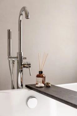 Luxe Badplank Zwart 85 Cm - Badplank Voor In Bad - Eiken Hout - Sterk En Duurzaam Materiaal - Massief Eikenhout - Badrek Zwart -Badkamerproducten 800x1200 29