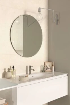 Ben Mirano - Badkamerspiegel - Ronde Spiegel - Ø80cm - Wandspiegel Incl Bevestigingsmateriaal -Badkamerproducten 800x1200 46