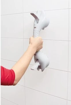 VITILITY Quick Mobile Rail - Wandbeugel Met Zuignappen - Zonder Boren - 40 Cm - Wit - Veiligheidsgreep -Badkamerproducten 807x1200 1