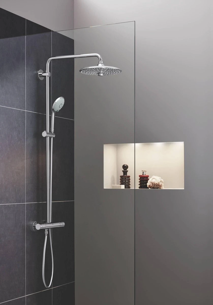 GROHE Euphoria 260 Regendouche - ø 26cm - Met Thermostaatkraan - Chroom 7 GROHE Euphoria 260 Regendouche - ø 26cm - Met Thermostaatkraan - Chroom - Afbeelding 7