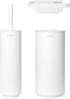Brabantia MindSet Toiletaccessoires Set Van 3 - Mineral Fresh White