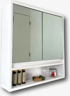 Spiegelkast - Spiegelkast Badkamer - Spiegel - Badkamerkast - Wit - B56 X D13 X H58 Cm 10 Spiegelkast - Spiegelkast Badkamer - Spiegel - Badkamerkast - Wit - B56 X D13 X H58 Cm -Badkamerproducten 876x1200 2