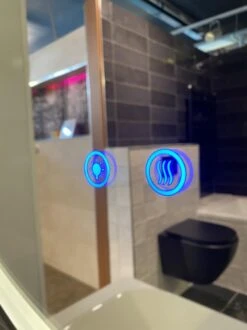 Sunlight - Badkamerspiegel - Rond - 80x80cm - Spiegelverwarming - LED Verlichting - Dimbaar - Touch Sensor -Badkamerproducten 899x1200 31