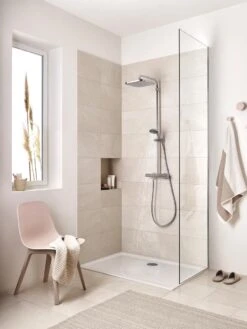 GROHE QuickFix Vitalio Start 250 Regendouche - □ 25 Cm - Vierkant - Met Thermostaatkraan - Chroom 25 GROHE QuickFix Vitalio Start 250 Regendouche - □ 25 Cm - Vierkant - Met Thermostaatkraan - Chroom -Badkamerproducten 900x1200 33