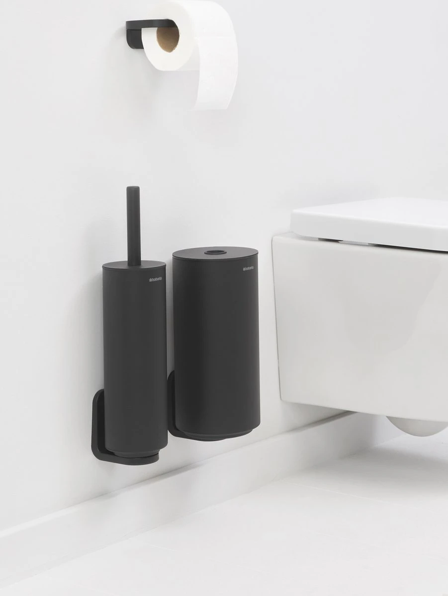 Brabantia MindSet Toiletaccessoires Set Van 3 - Mineral Infinite Grey 4 Brabantia MindSet Toiletaccessoires Set Van 3 - Mineral Infinite Grey - Afbeelding 4