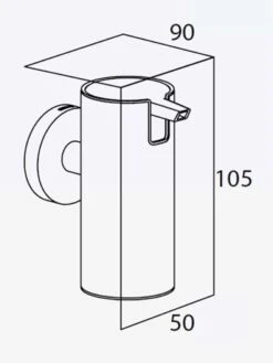 Tiger Boston Zeepdispenser 75 Ml - RVS Geborsteld -Badkamerproducten 902x1200 1