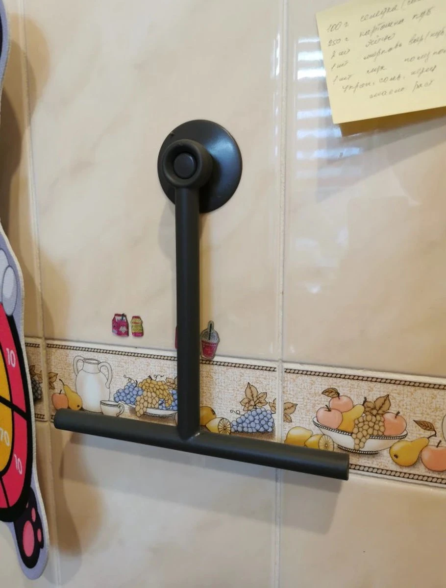 Douche Wisser Met Zuignap - Zwart - Raam Wisser - Raam Trekker - Badkamer Trekker - Badkamer Wisser 6 Douche Wisser Met Zuignap - Zwart - Raam Wisser - Raam Trekker - Badkamer Trekker - Badkamer Wisser - Afbeelding 6