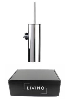 LIVINQ Toilet Borstel Houder Chroom - Wc Borstel Houder - Toiletborstelhouder Hangend -Badkamerproducten 919x1200