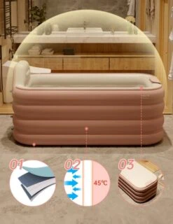 Merkloos Opblaasbaar Bad - Roze - Inclusief Air-Pomp - 1.6 Meter - Opblaasbaar Ligbad - Opblaasbare Badkuip - Zitbad 8 Merkloos Opblaasbaar Bad - Roze - Inclusief Air-Pomp - 1.6 Meter - Opblaasbaar Ligbad - Opblaasbare Badkuip - Zitbad -Badkamerproducten 927x1200