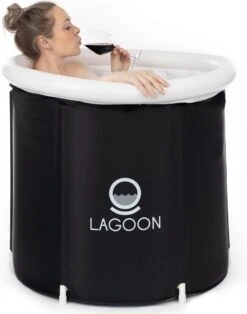 Lagoon® Opblaasbaar Zitbad Voor Volwassenen Bathbucket - Met Relaxing Giftset - Wim Hof Methode - Opvouwbaar & Inklapbaar Spa Bad - Bath Bucket - IJsbad - Opblaasbad - Dompelbad -Badkamerproducten 943x1200 3