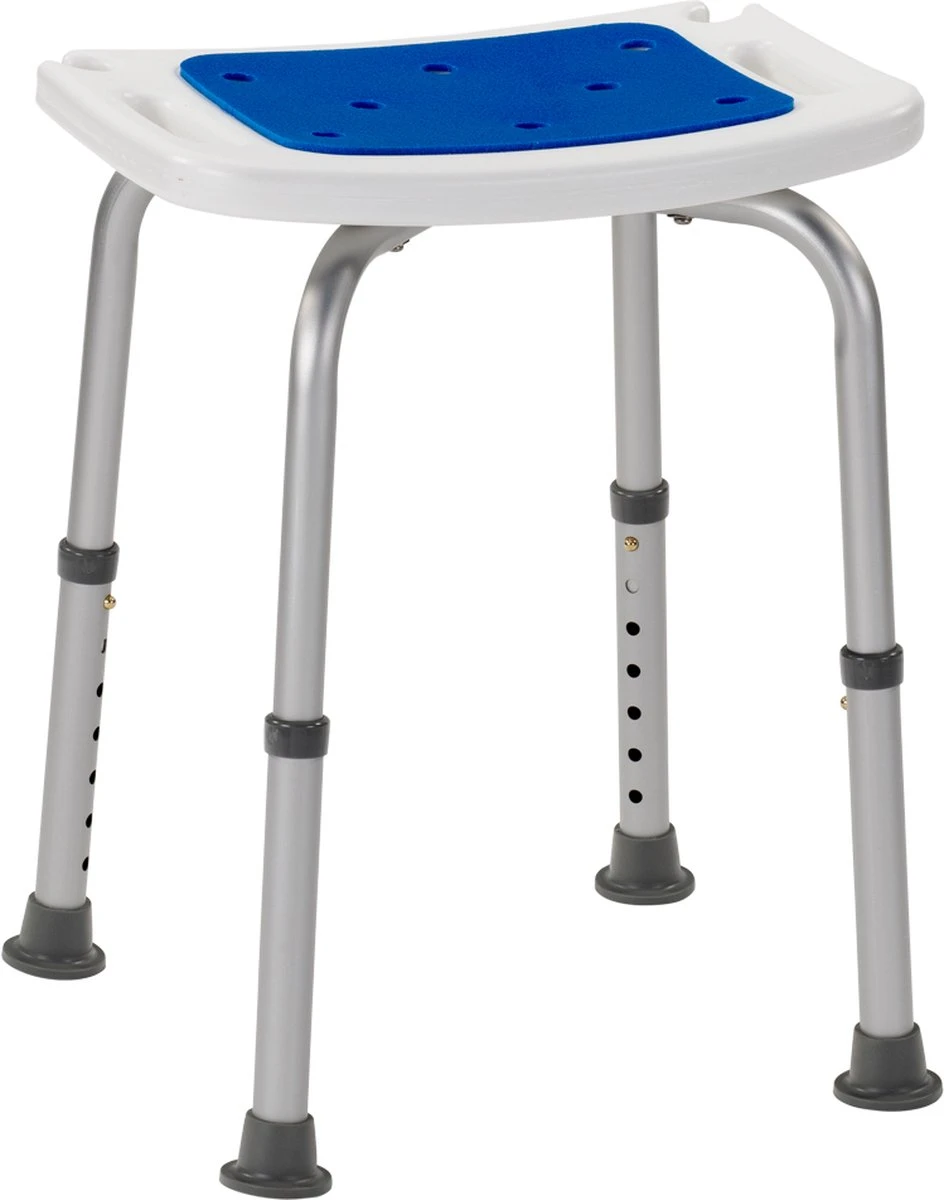 Douchekruk Met Douchekop Houders En Handgrepen- Antislip - Lichtgewicht En In Hoogte Verstelbaar 1 Douchekruk Met Douchekop Houders En Handgrepen- Antislip - Lichtgewicht En In Hoogte Verstelbaar