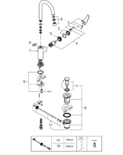GROHE QuickFix Start Flow Wastafelkraan - Draaibare Uitloop - EcoJoy - Met Waste - Chroom - 23811000 7 GROHE QuickFix Start Flow Wastafelkraan - Draaibare Uitloop - EcoJoy - Met Waste - Chroom - 23811000 -Badkamerproducten 954x1200 2