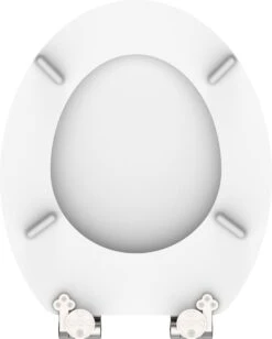 SCHÜTTE WC-Bril 84100 WHITE - MDF-Hout - Soft Close - Verchroomde Scharnieren - Gelakt - Wit -Badkamerproducten 961x1200 3