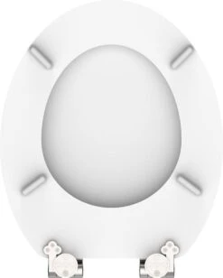 SCHÜTTE WC-Bril 84100 WHITE - MDF-Hout - Soft Close - Verchroomde Scharnieren - Gelakt - Wit -Badkamerproducten 962x1200 3