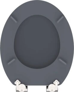 SCHÜTTE WC-Bril 80104 SPIRIT ANTHRAZIT - MDF-Hout - Soft Close - Verchroomde Scharnieren - Gelakt - Gesatineerd Antraciet -Badkamerproducten 963x1200 1