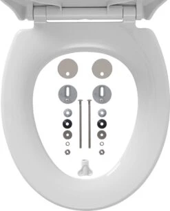 Tiger Tulsa - Toiletbril Met Deksel - WC Bril - Thermoplast Wit -Badkamerproducten 964x1200