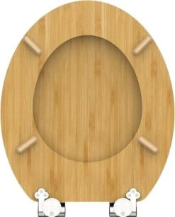 SCHÜTTE WC-Bril 81101 NATURAL BAMBOO - Massief Bamboe - Soft Close - Verchroomde Scharnieren 14 SCHÜTTE WC-Bril 81101 NATURAL BAMBOO - Massief Bamboe - Soft Close - Verchroomde Scharnieren -Badkamerproducten 966x1200 3