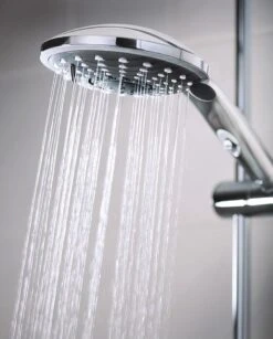 SCHÜTTE Niagara Handdouche - Douchekop Ø 15 Cm - 5 Standen - Watervaluitloop - Waterstop - Chroom -Badkamerproducten 967x1200 1