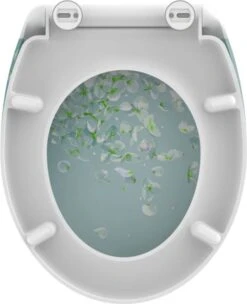 SCHÜTTE WC-Bril 82381 FLOWER IN THE WIND - Duroplast - Soft Close - Afklikbaar - RVS-Scharnieren - Decor - 3-zijdige Print -Badkamerproducten 975x1200 3