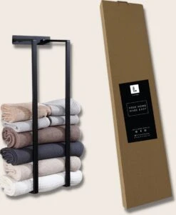 Liviner Stainless Handdoekrek - Handdoekrek Badkamer - Zwart - Handdoekenrek - Handdoekhouder - RVS -Badkamerproducten 986x1200