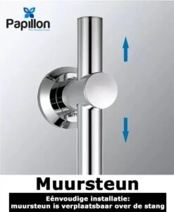 Merkloos Glijstang - Douche Glijstang - Met Zeepschaal En Glijstuk - Papillon Chroom 8 Merkloos Glijstang - Douche Glijstang - Met Zeepschaal En Glijstuk - Papillon Chroom -Badkamerproducten 988x1200