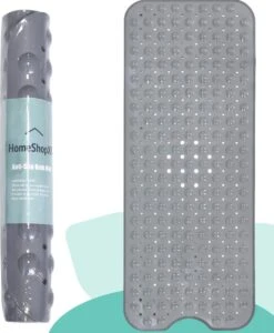 The Original - Badmat Antislip - Grijs - 100x40cm - Antislipmat Douchemat Voor Bad & Douche - Anti Slip Mat Met Zuignappen 17 The Original - Badmat Antislip - Grijs - 100x40cm - Antislipmat Douchemat Voor Bad & Douche - Anti Slip Mat Met Zuignappen -Badkamerproducten 989x1200 3