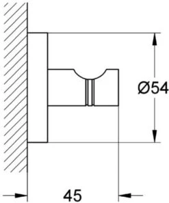 GROHE Essentials Badjashaak - Handdoekhaak - Metaal - Chroom - 40364001 -Badkamerproducten 997x1200